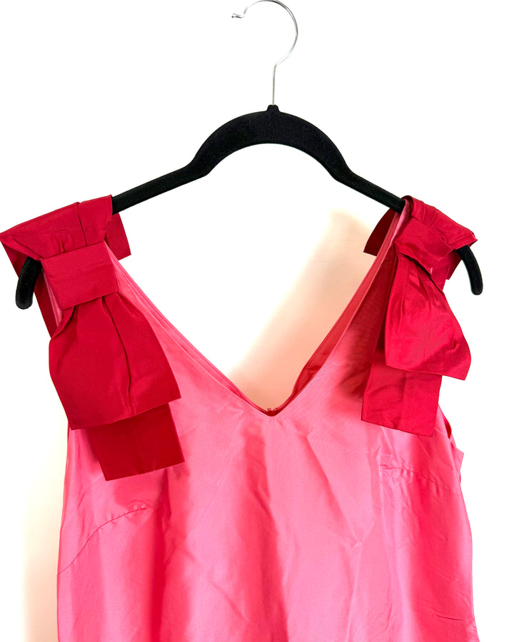 Milkshake Pink Ribbon Dress- Size 6/8