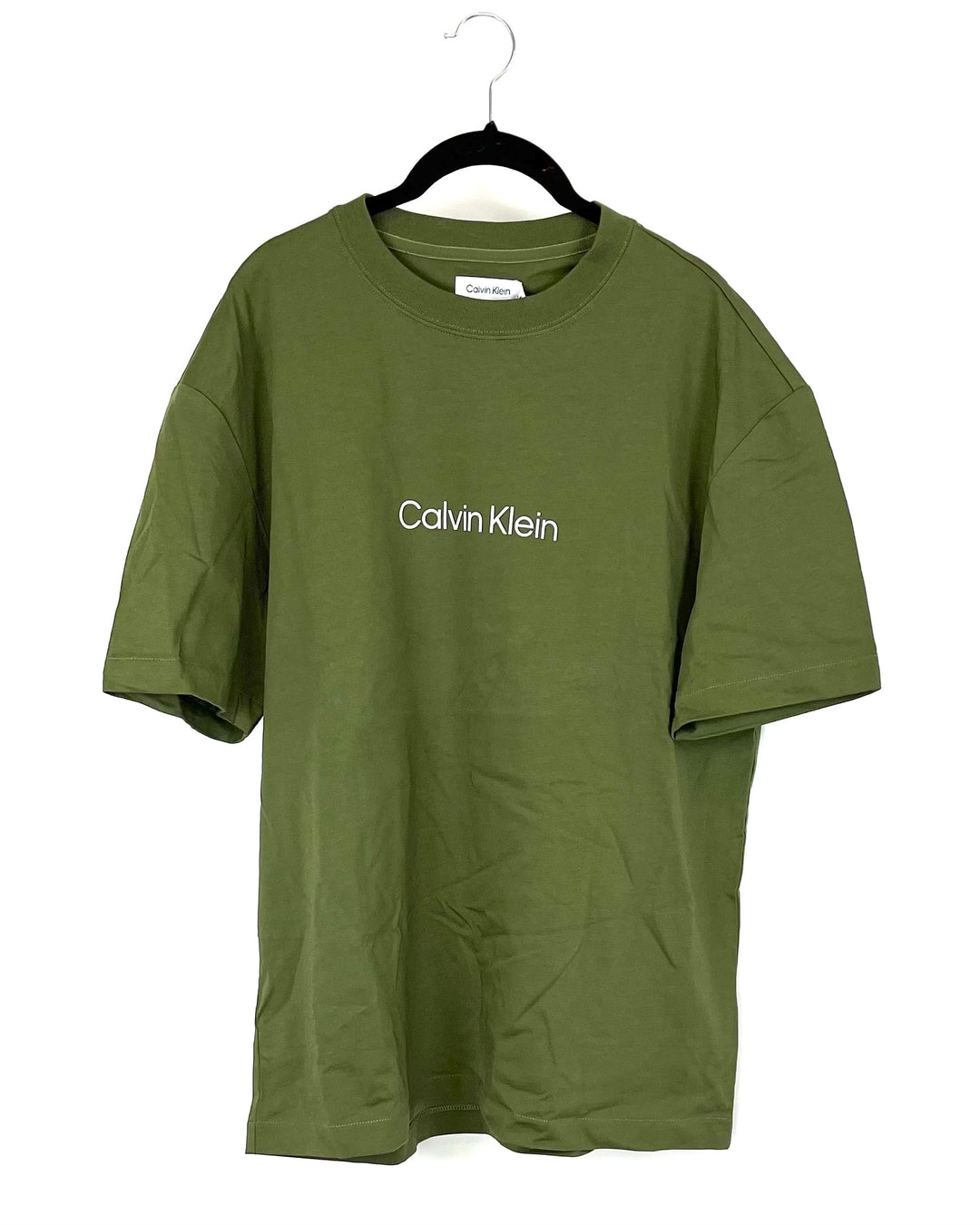 MENS Logo Army Green T-Shirt - Medium