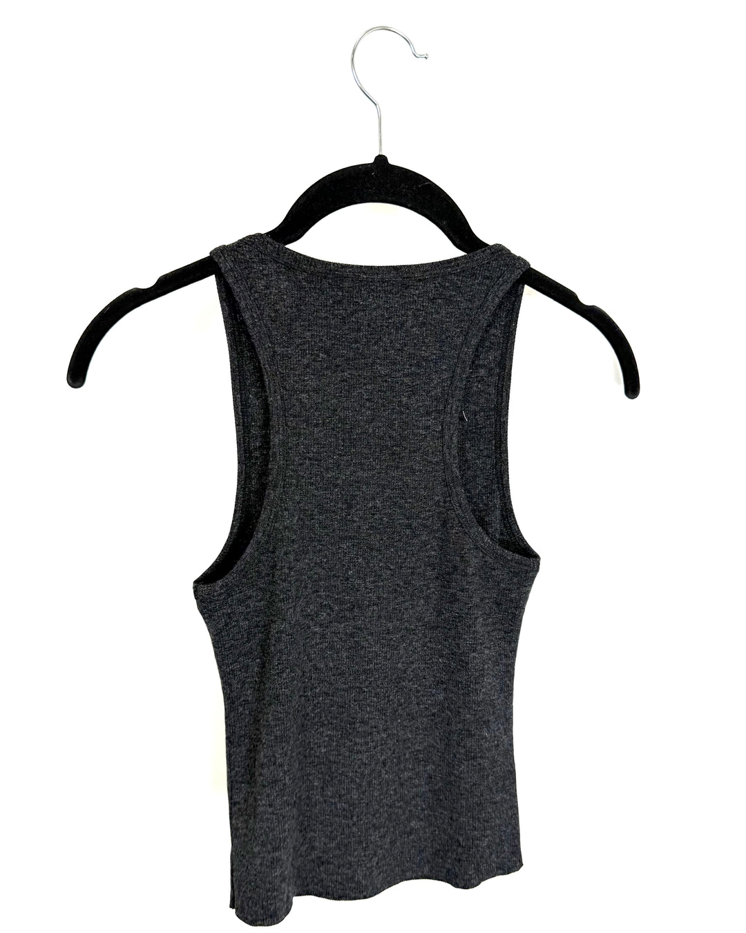 Dark Gray Racer Back Tank Top - Size 0/2