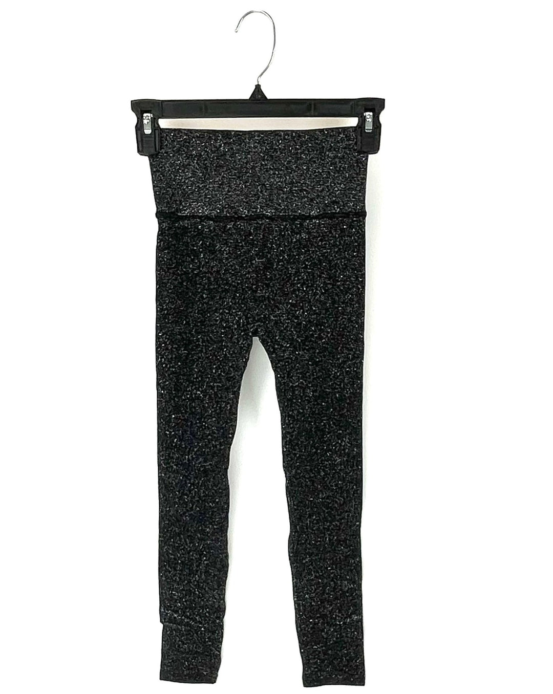 Black Glitter Leggings - Size 00/0