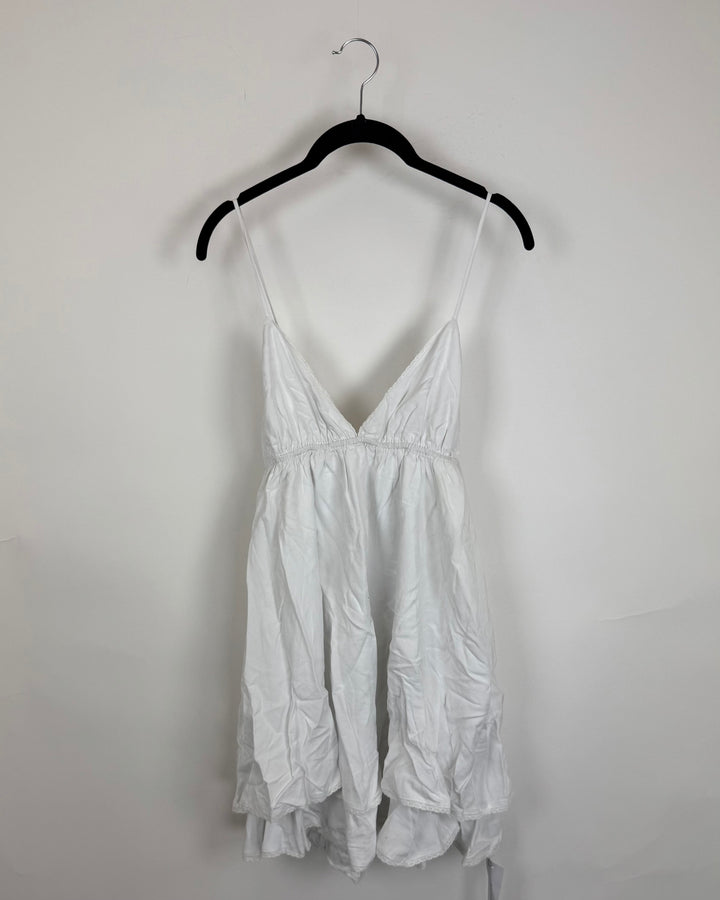 White Babydoll Dress - Size 00/0 and 0/2