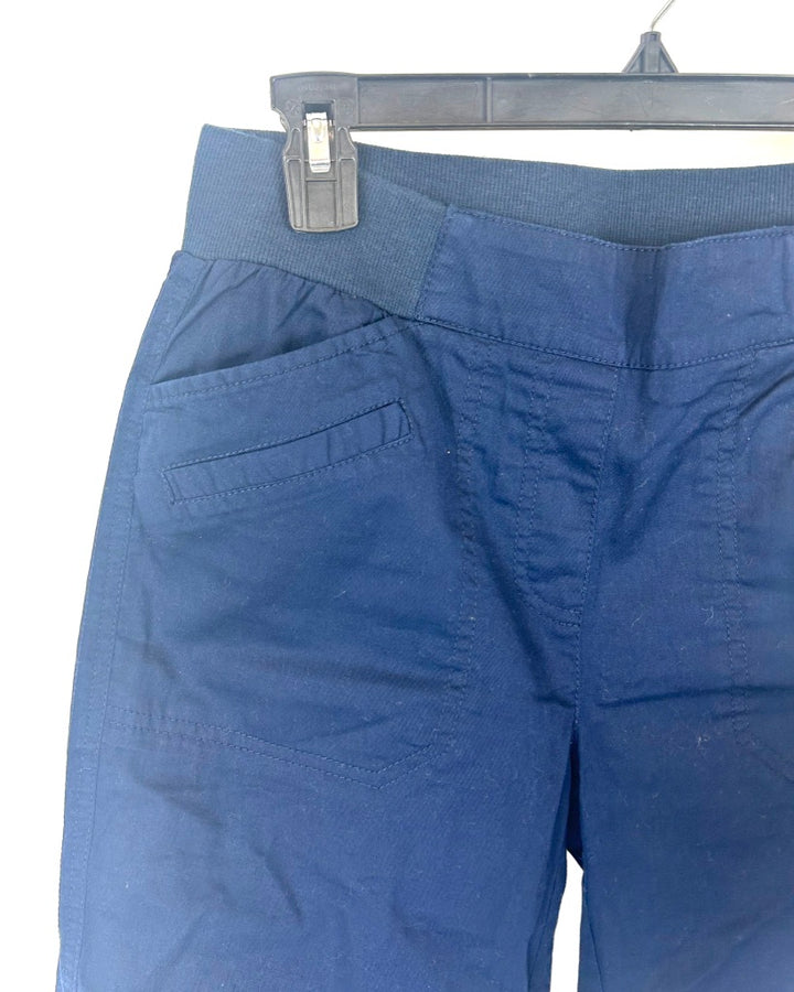 Christopher & Banks Navy Capri Bottoms - Size 4