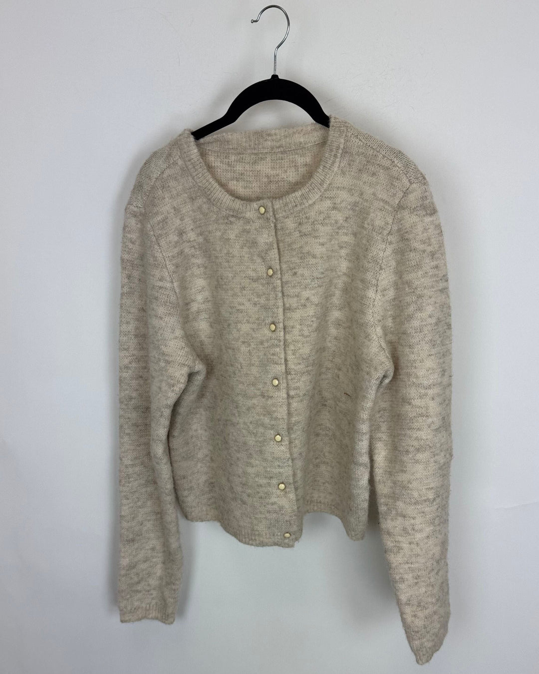 Cream Button Down Sweater- Size 2/4
