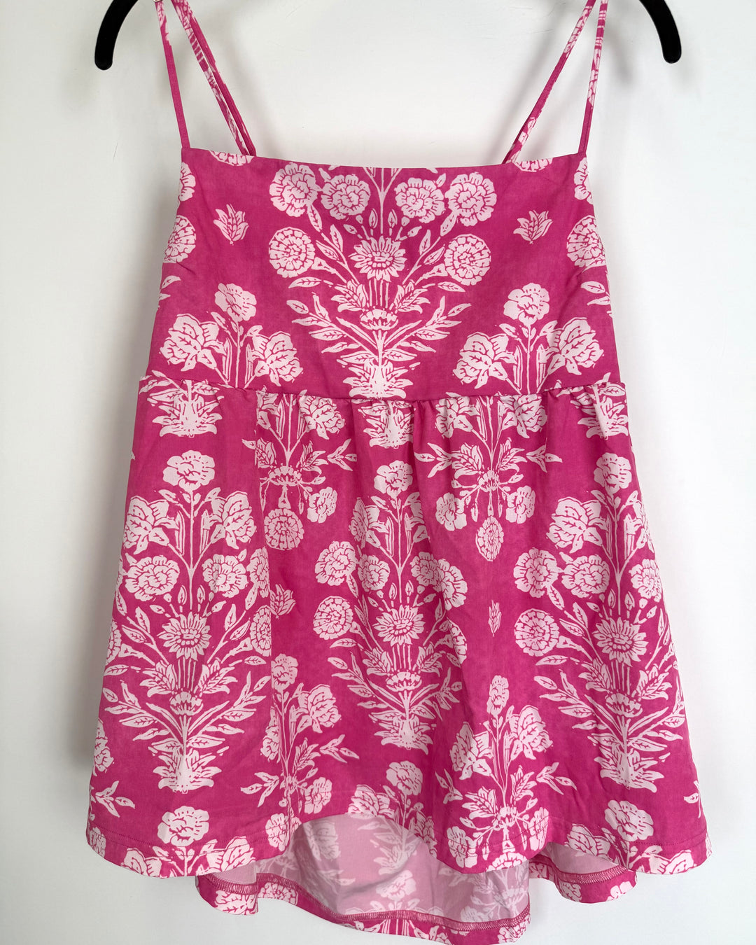 Pink Cami Floral Top - Size 6/8