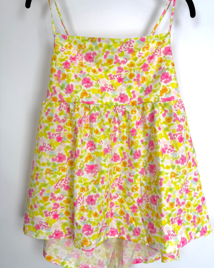 Yellow Cami Floral Top- Size 2/4 and 4/6
