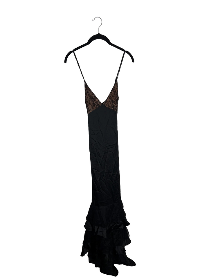 Black Lingerie Style Dress - Size 0, 6, 8