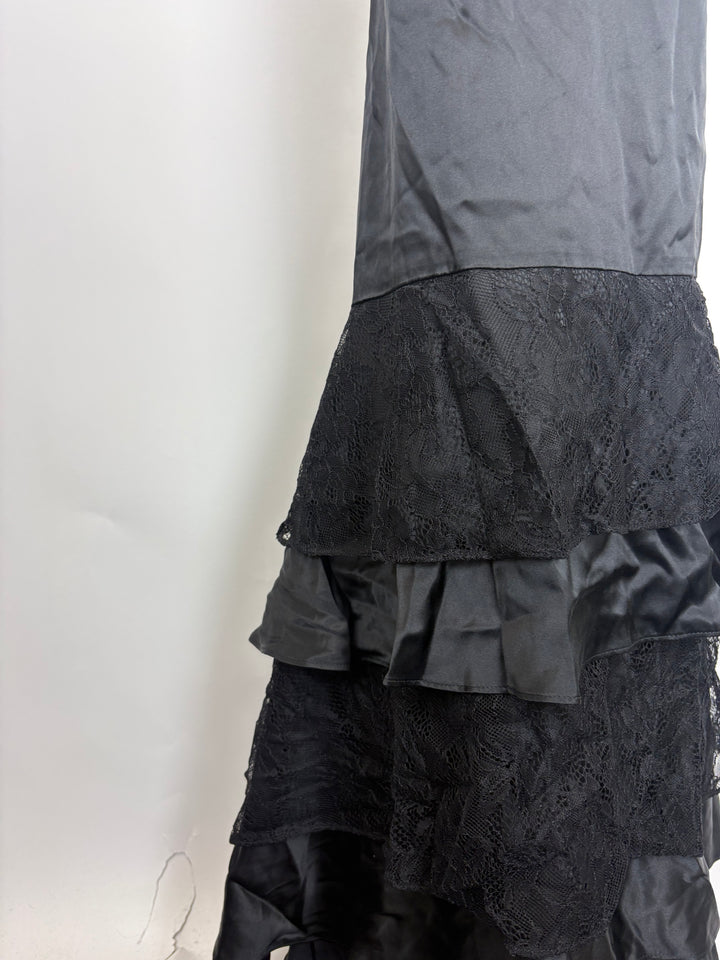 Black Lingerie Style Dress - Size 0, 6, 8