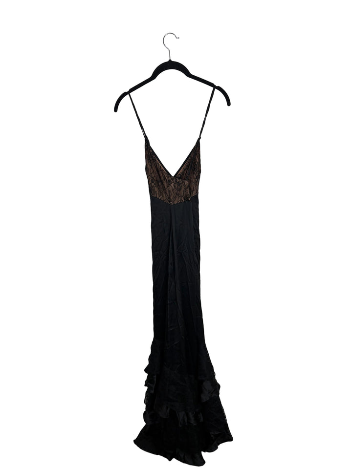Black Lingerie Style Dress - Size 0, 6, 8