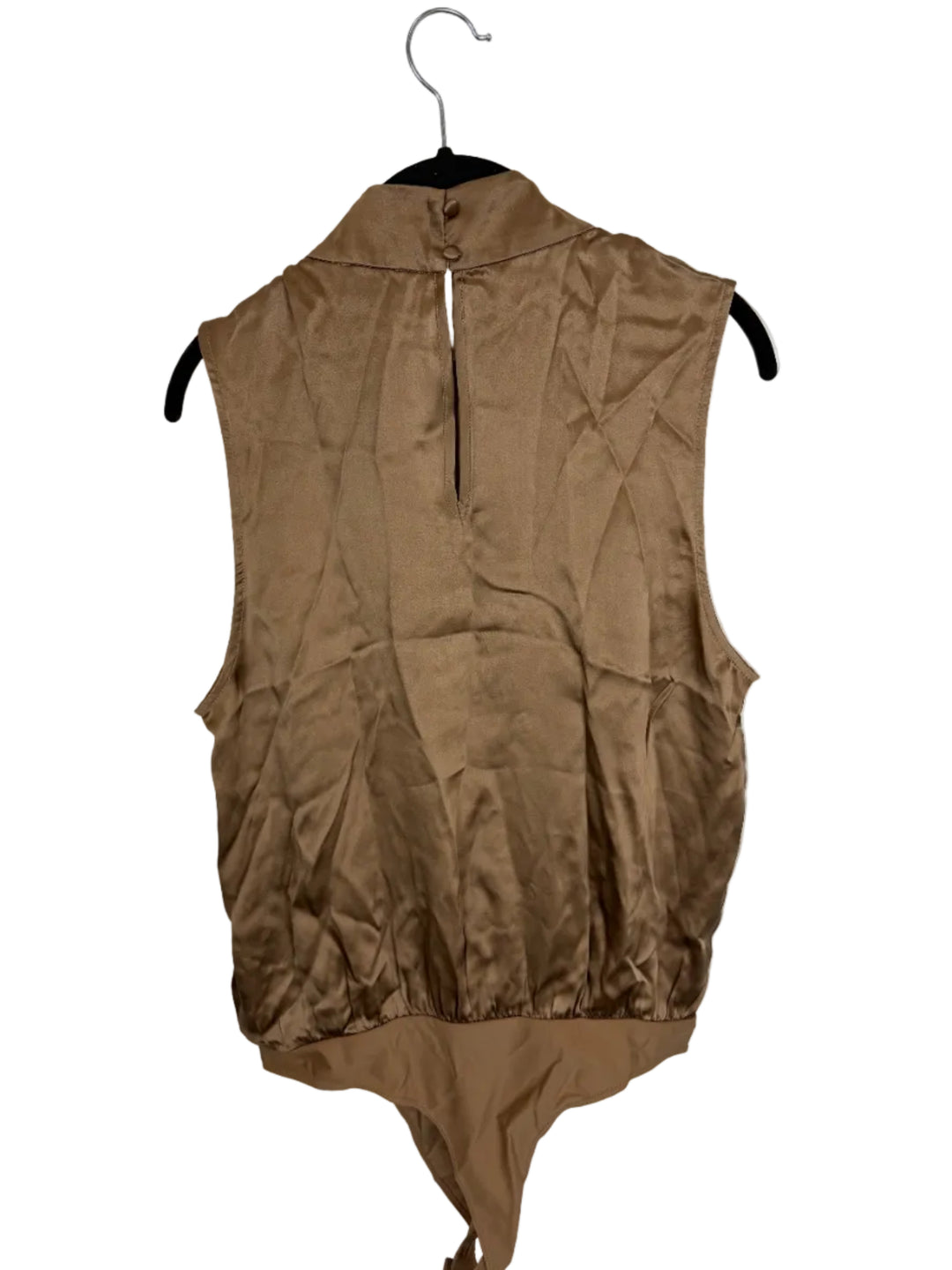 Taupe Mock Neck Bodysuit - Size 6/8, Size 10
