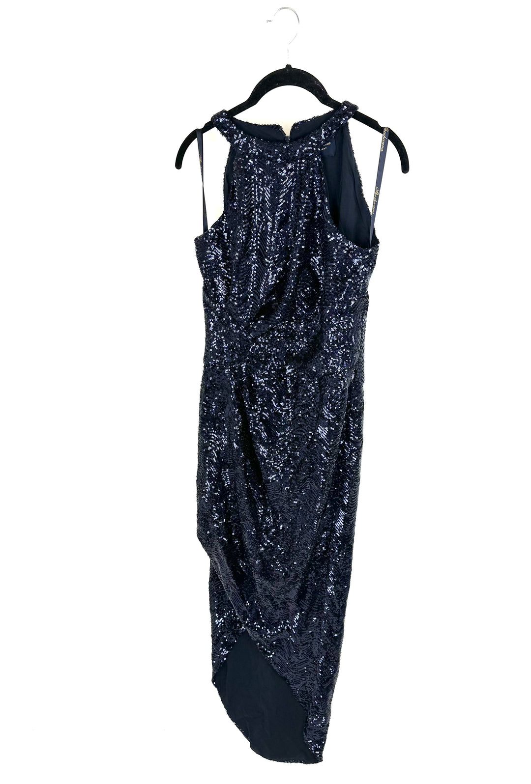Navy Sequin Dress - Size 4 The Fashion Foundation Navy Sequin Dress - Size 4 The Fashion Foundation
