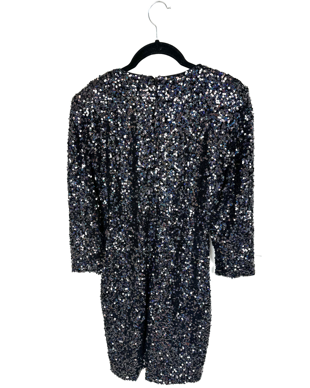 Black Sequined Knee-Length Dress - Size 2 The Fashion Foundation Black Sequined Knee-Length Dress - Size 2 The Fashion Foundation