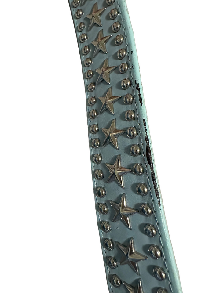 Blue Studded Belt