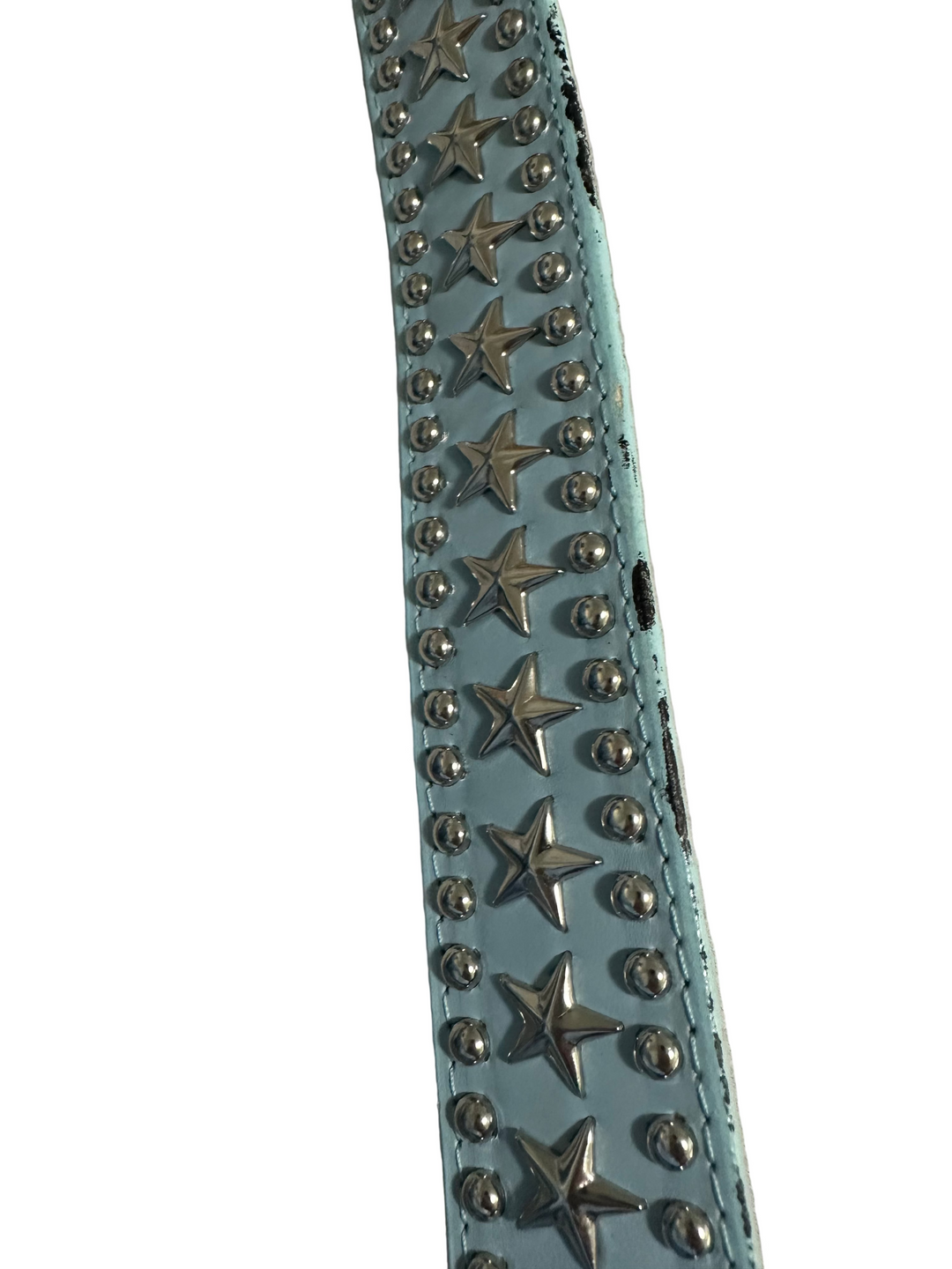 Blue Studded Belt