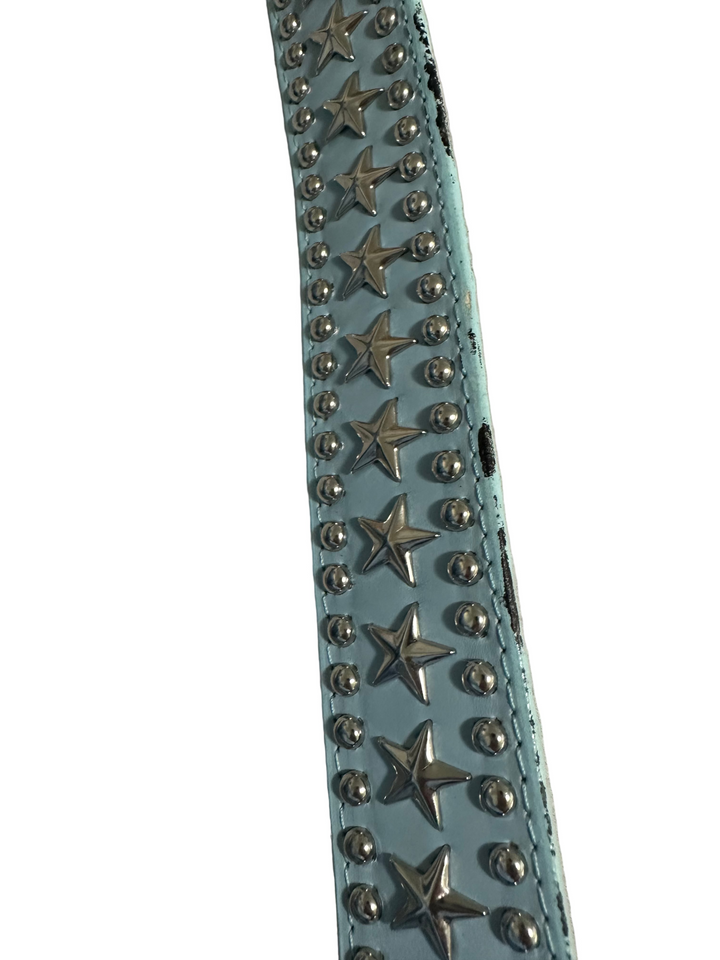 Blue Studded Belt