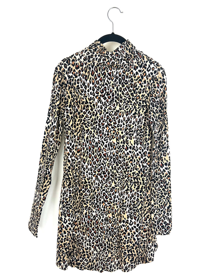 Leopard Print Tunic - Size 6-8