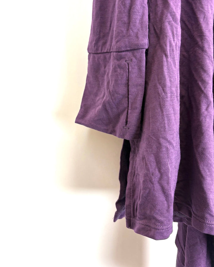 Purple Draped Cardigan - Size 2/4
