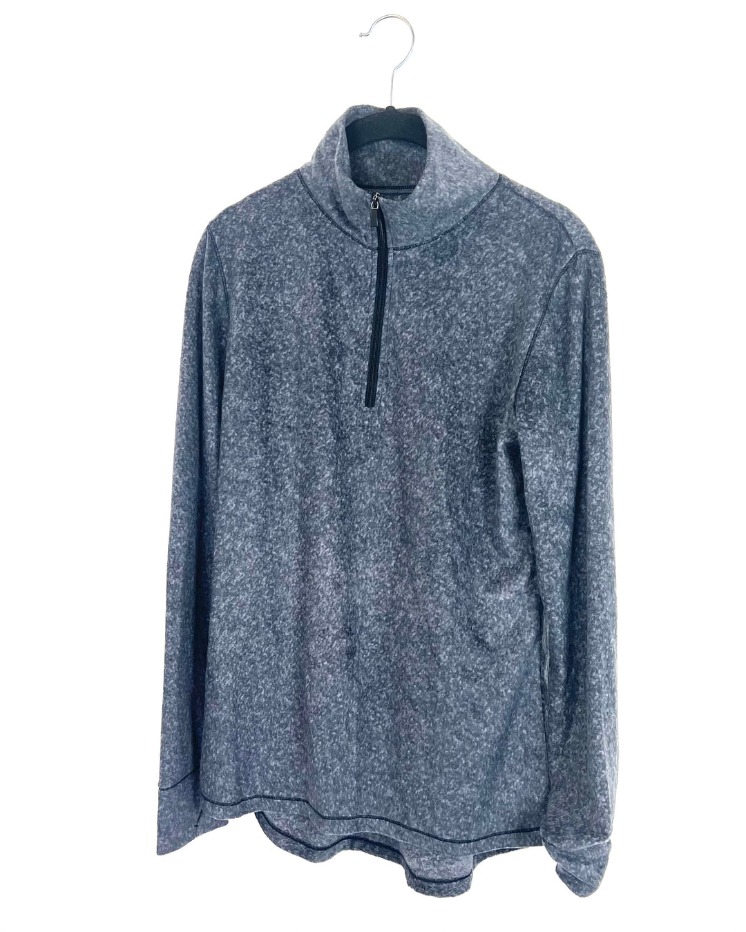 Gray Quarter Zip - Size 10/12