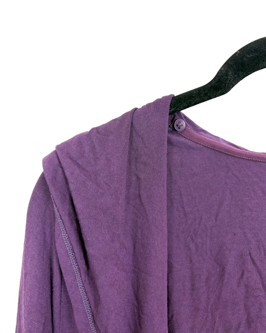 Purple Draped Cardigan - Size 2/4