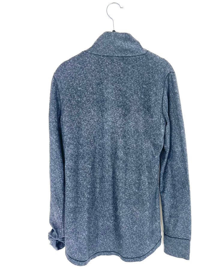 Gray Quarter Zip - Size 6/8