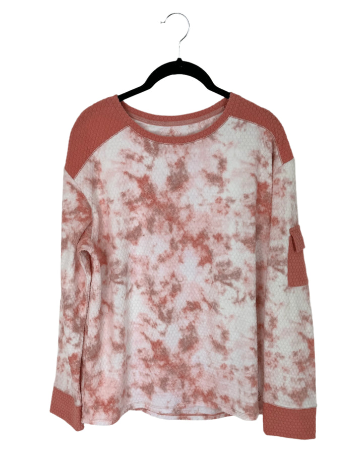 Pink Fleece Tie Dye Loungewear Set - Size 4/6 and 6/8
