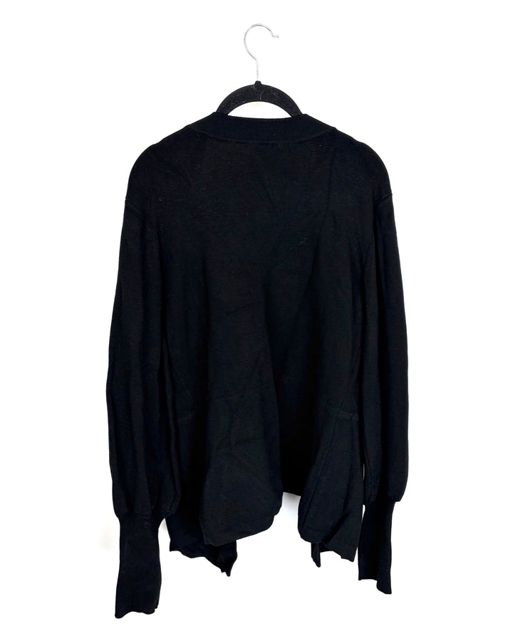 Jet Black Cardigan - size 14/16