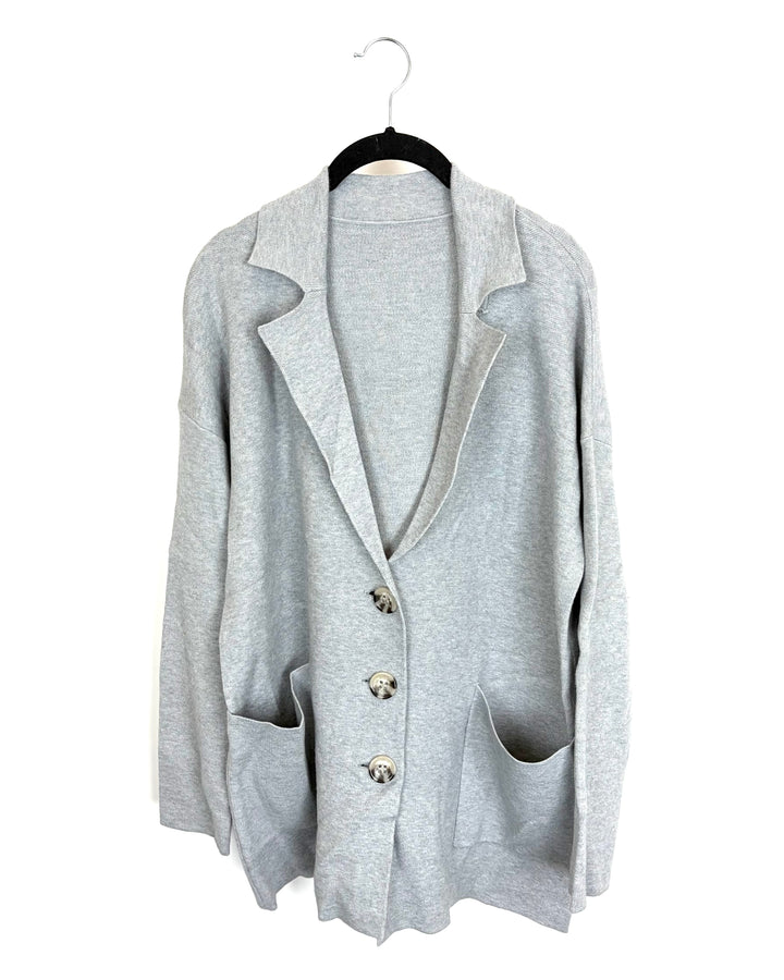 Fog Gray Cardigan - Size 10/12