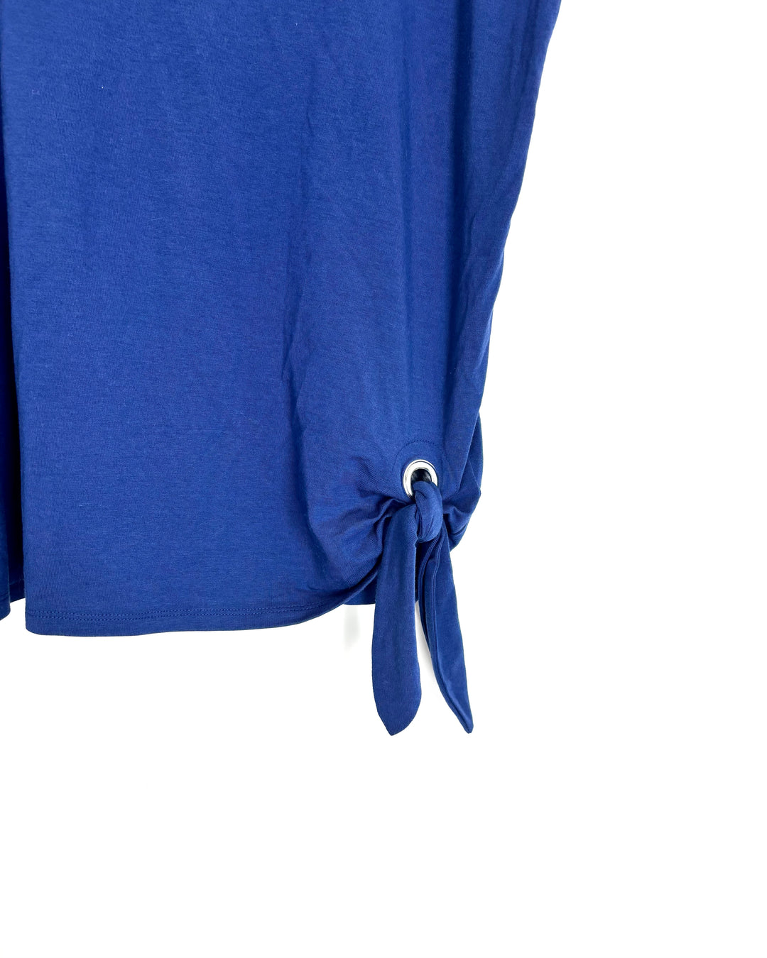 Navy Blue Top with Side Tie - Size 14/16