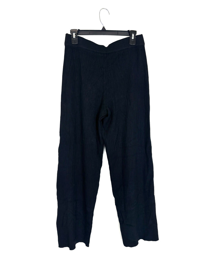 Black Wide Leg Pants - Size 6/8