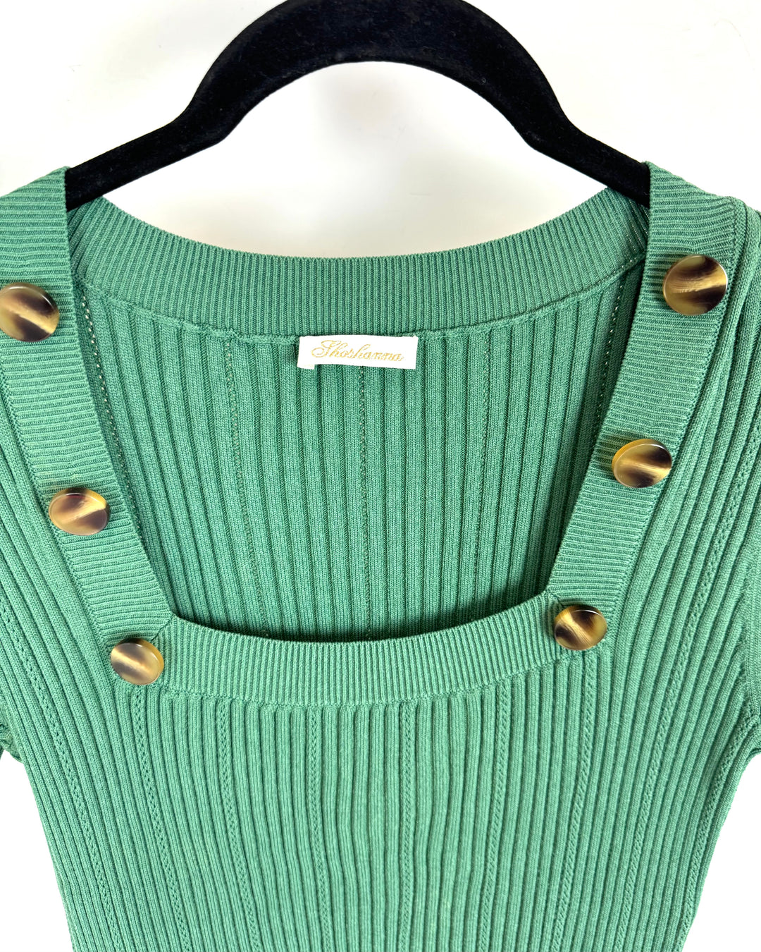 Green Knit Dress - Size 4