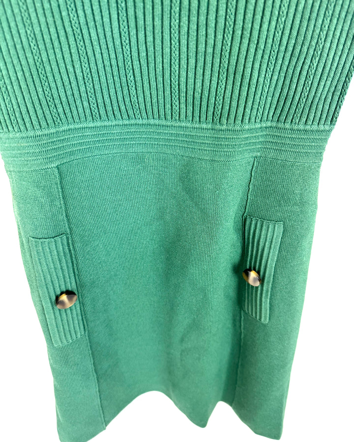Green Knit Dress - Size 4