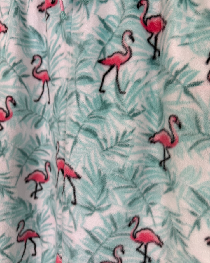Fleece Flamingo Pajama Pants - Size 10/12