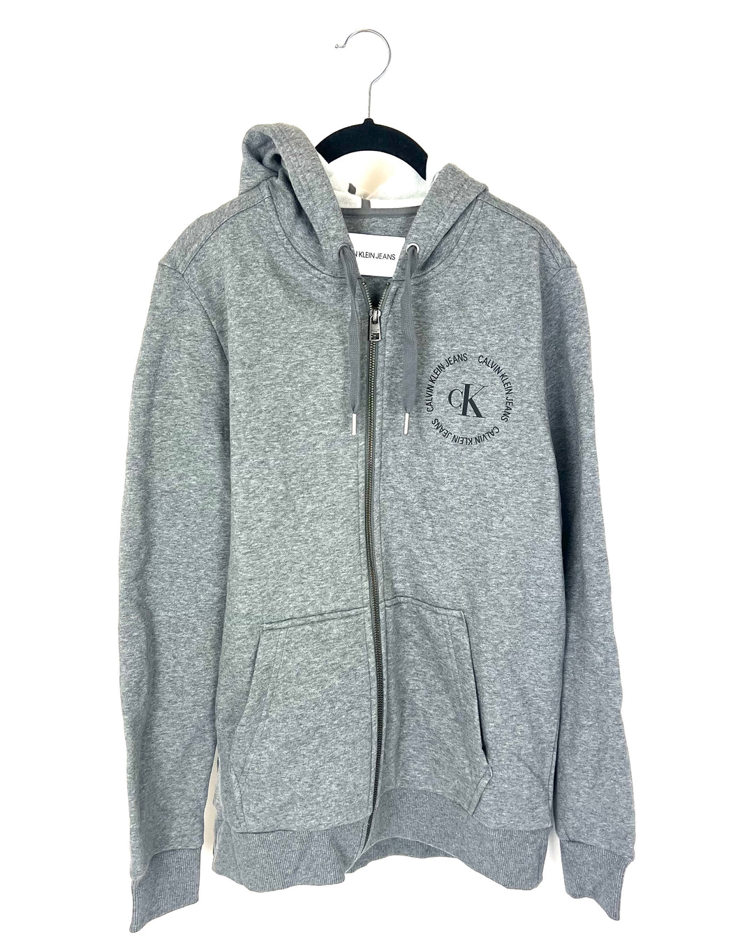 Gray Zip Up Sweatshirt - Size 4/6