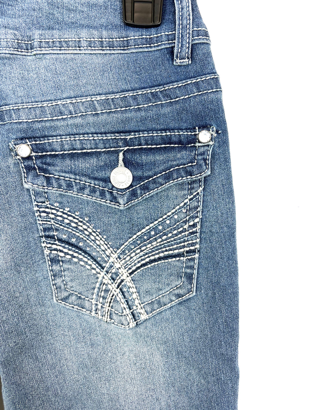 Mid Wash Blue Bootcut Jeans - Size 2/4 and 6