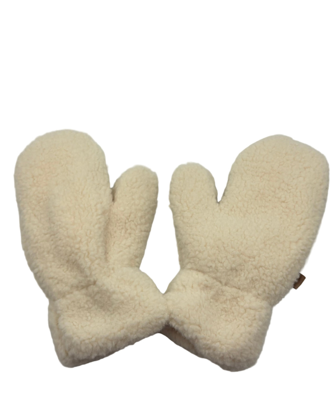 Ivory Pom Pom Mittens - One Size