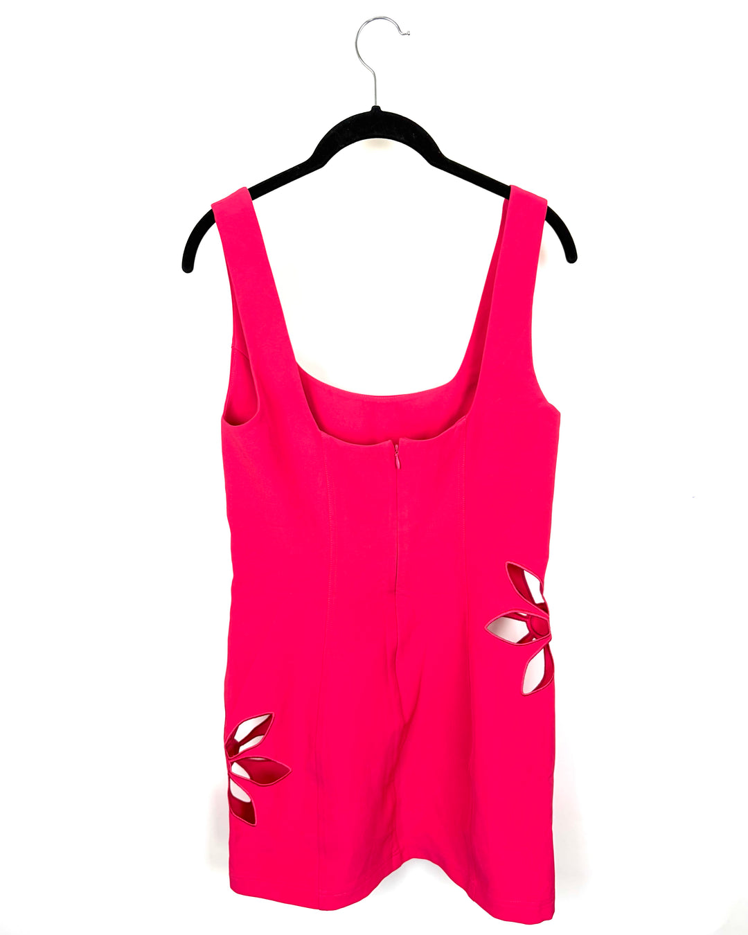 Hot Pink Flower Cutout Dress - Size 2/4