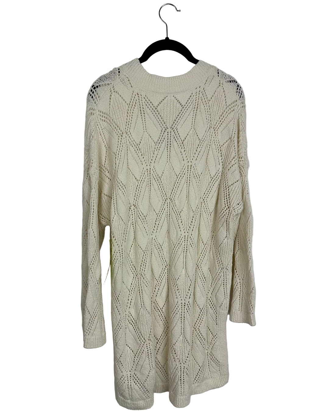 Cream Drawstring Sweater - Size 6/8