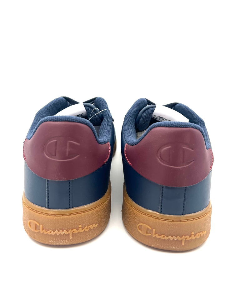 MENS Navy Blue and Maroon Sneakers - Size 11