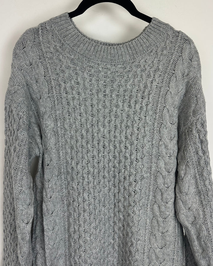 Gray Sweater Dress - Size 4/6