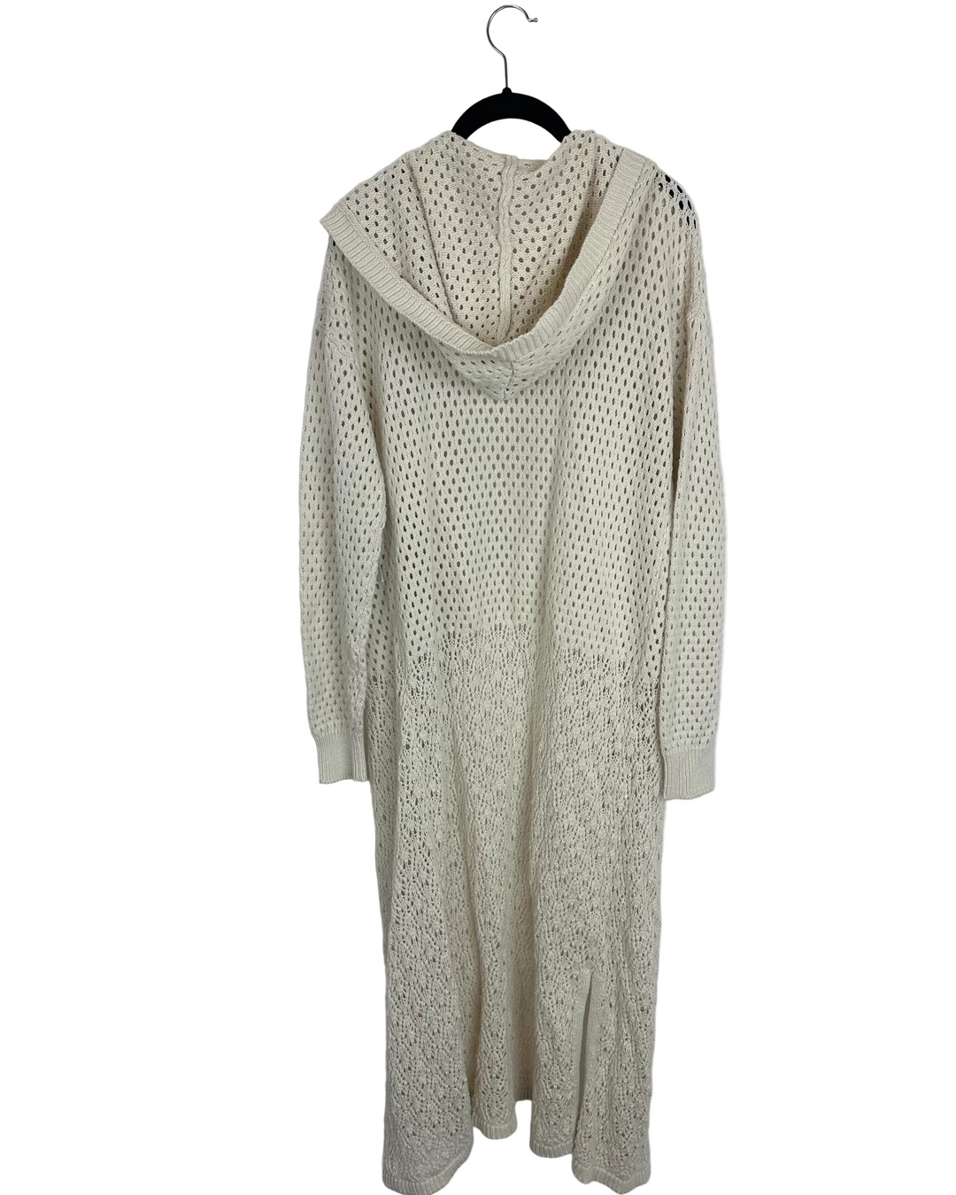 Crochet Hooded Robe - Size 6/8