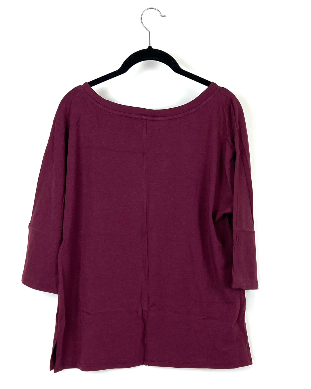 Maroon 3/4-Sleeve Sleep Shirt - Size 4/6