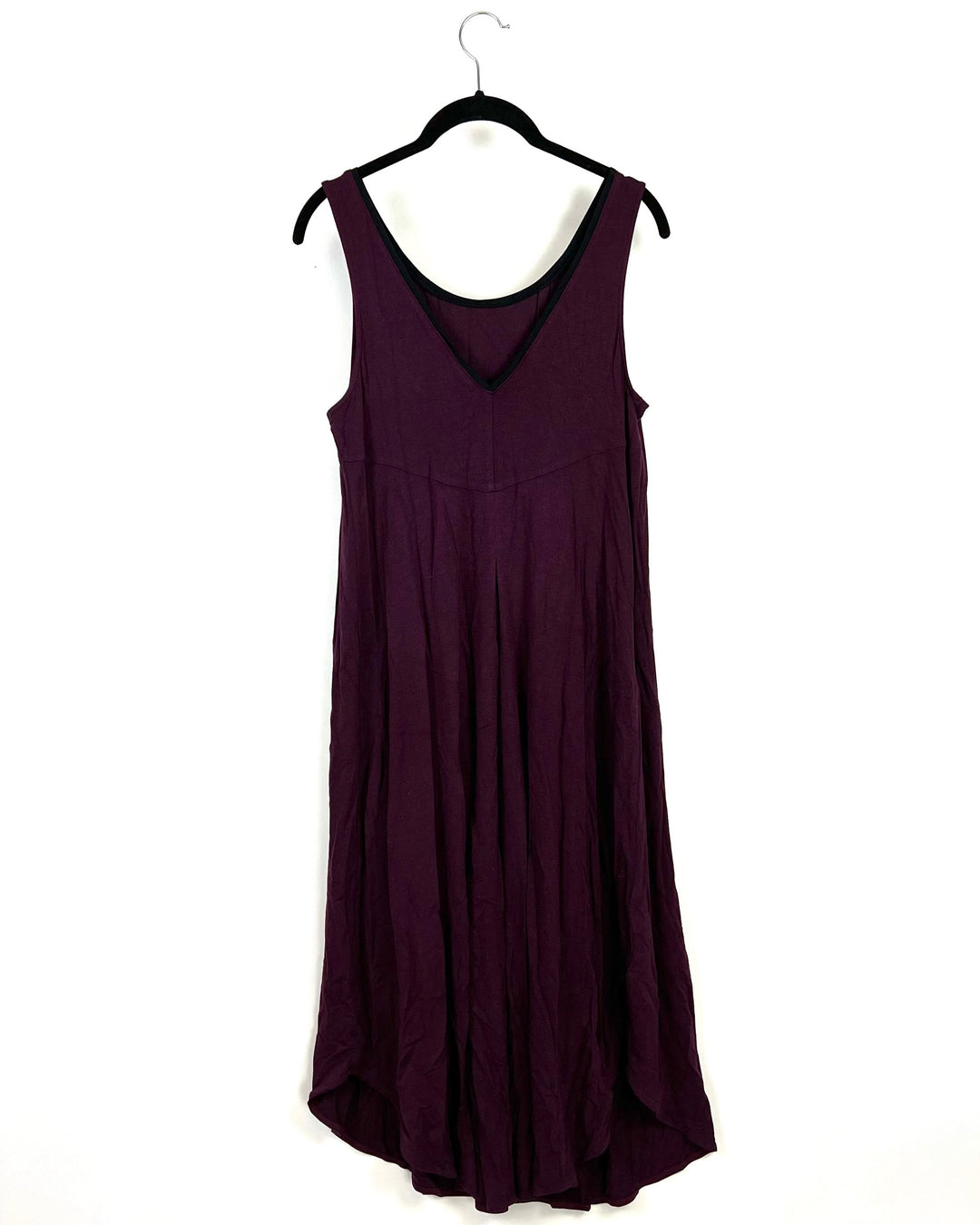 Dark Maroon Tank-Style Nightgown - Small