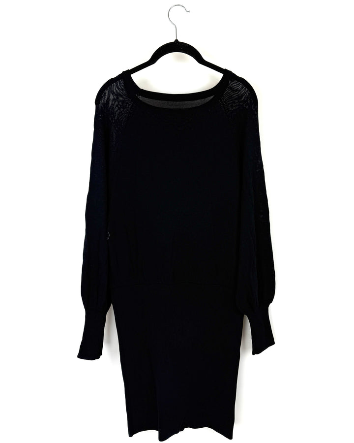 Black Long Sleeve Dress - Size 8/10
