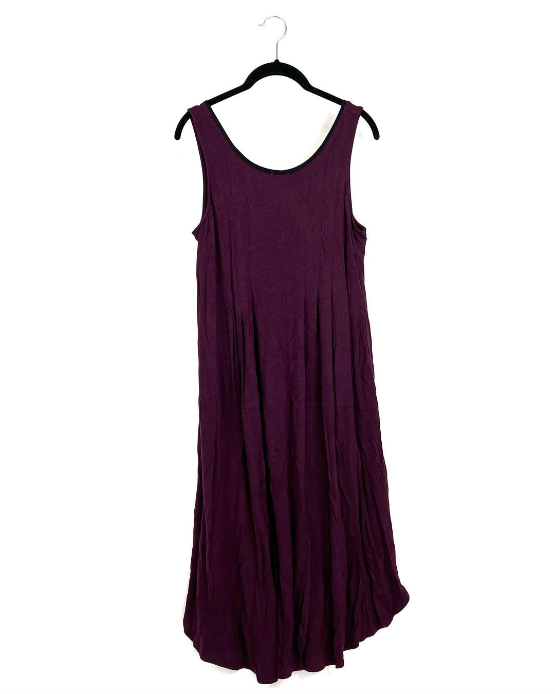 Dark Maroon Tank-Style Nightgown - Small