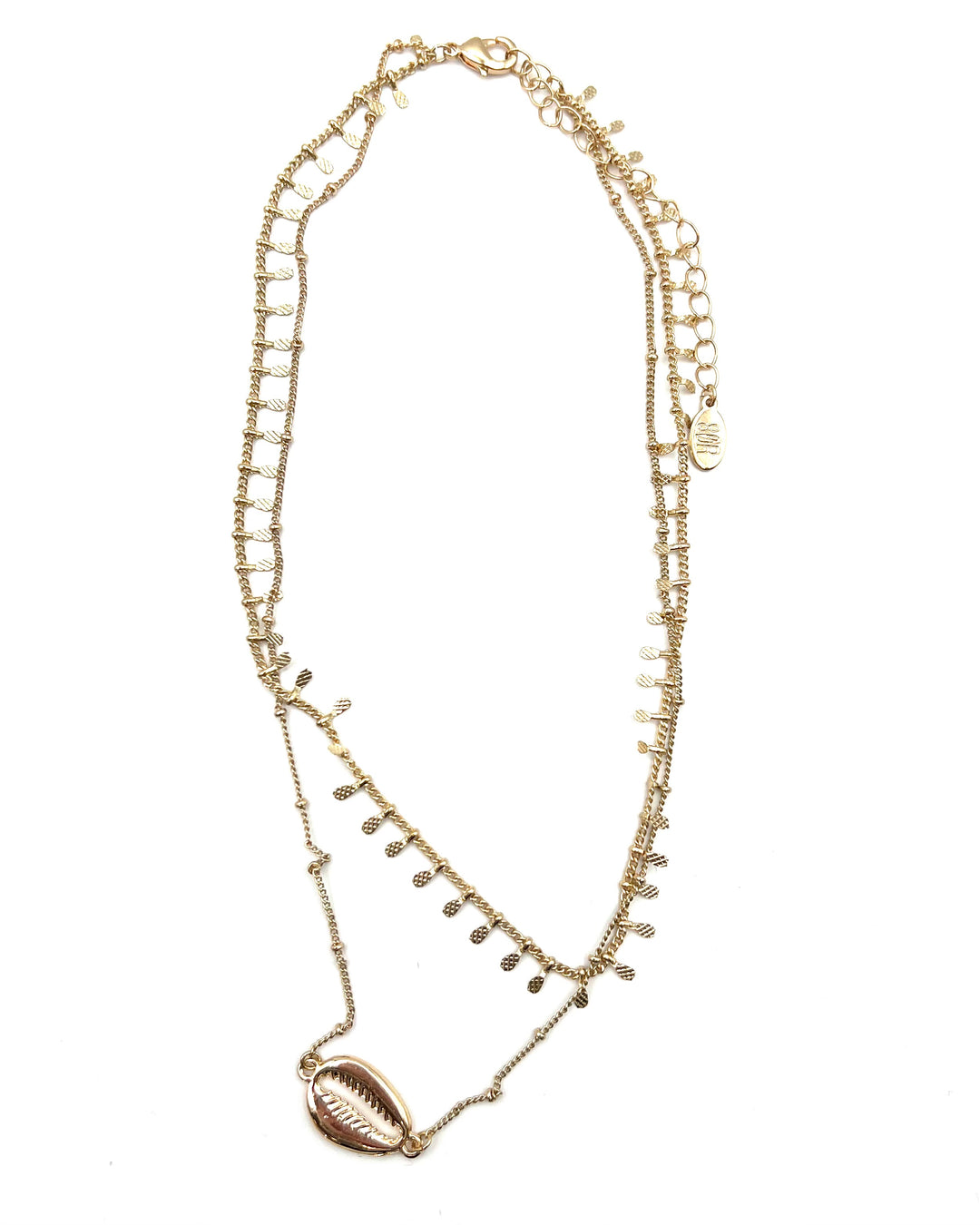 Gold Layered Shell Necklace