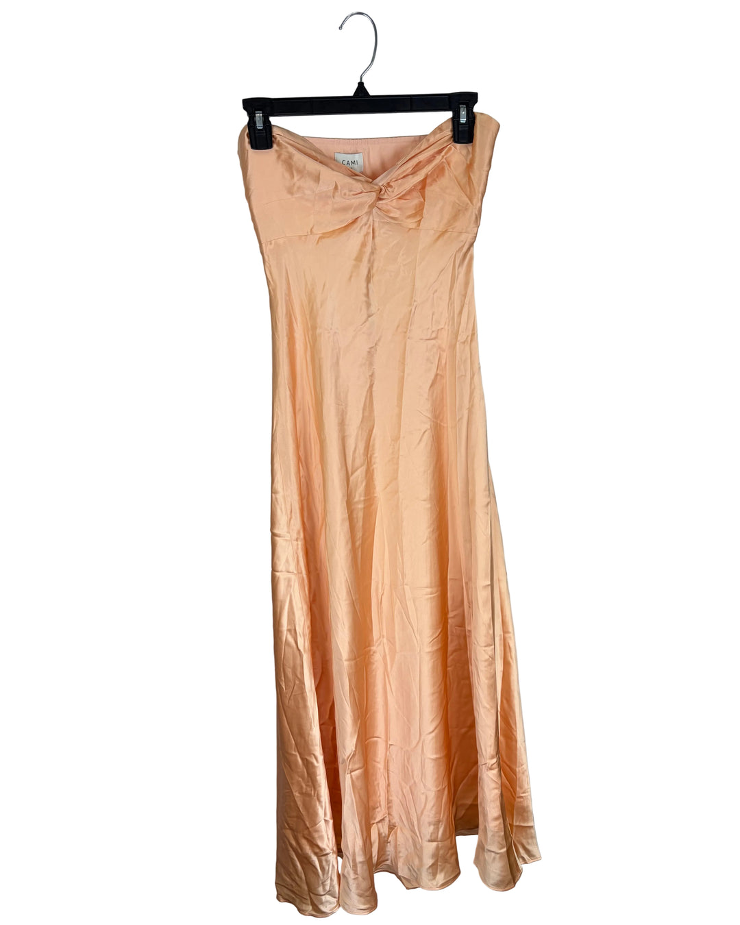 Strapless Cantaloupe Orange Dress - Size 4/6