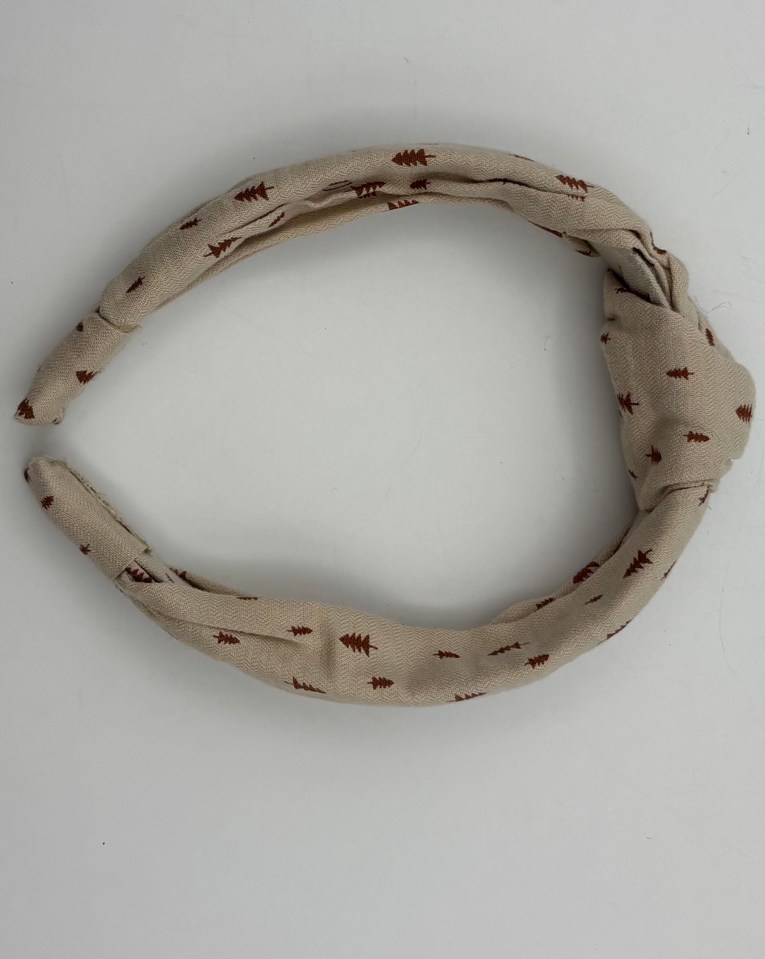 Beige Knotted Headband
