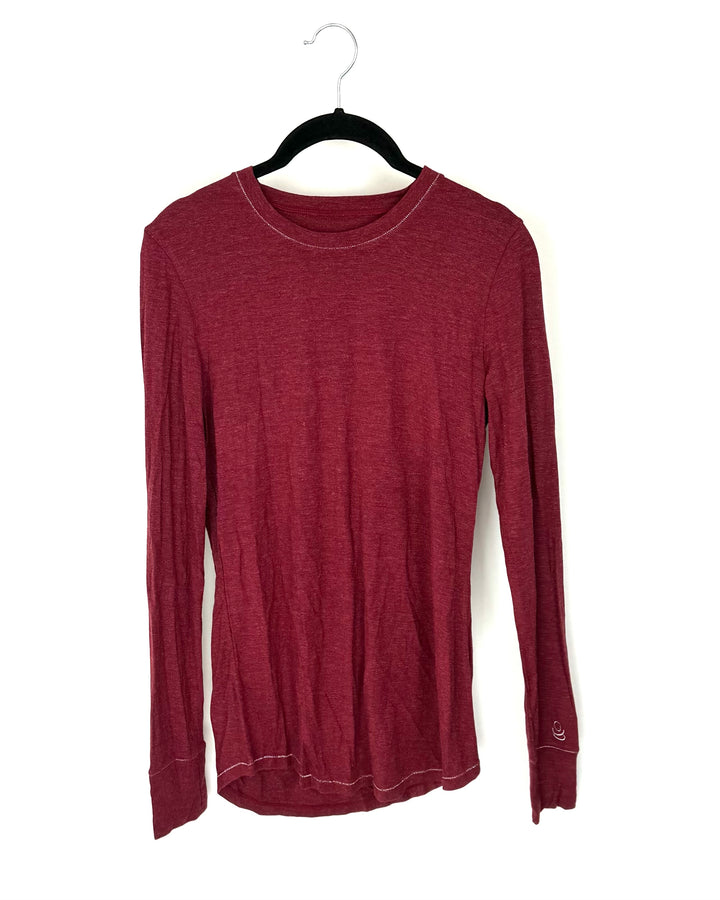 Red Long Sleeve Shirt - Size 4/6