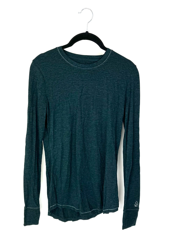 Dark Green Long Sleeve Shirt - Size 4/6