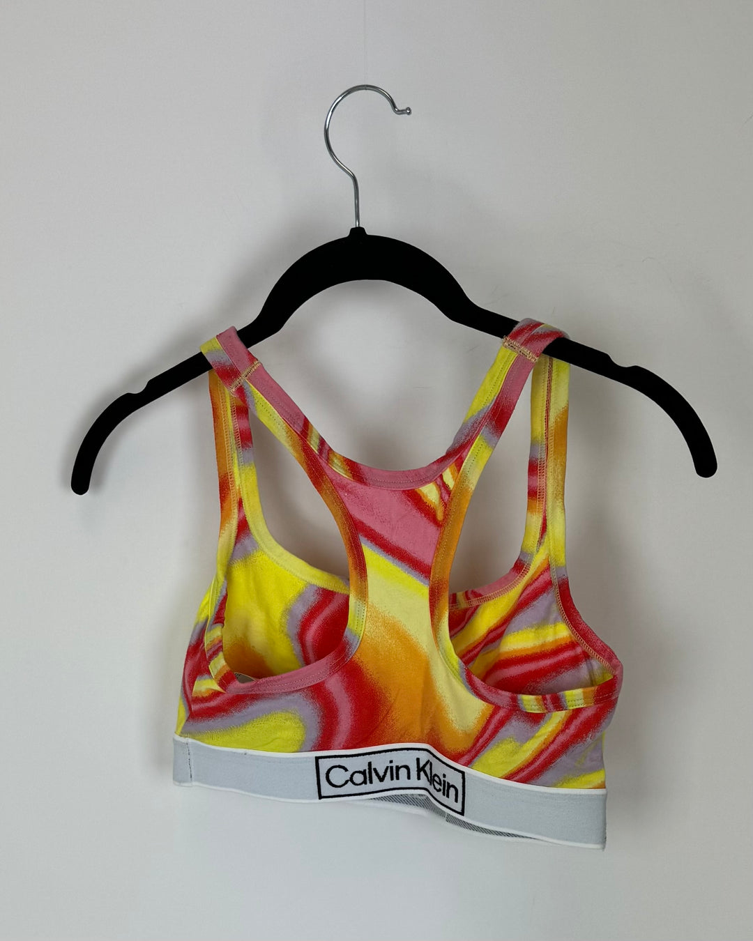 Multicolor Abstract Racerback Bralette - Size 4/6