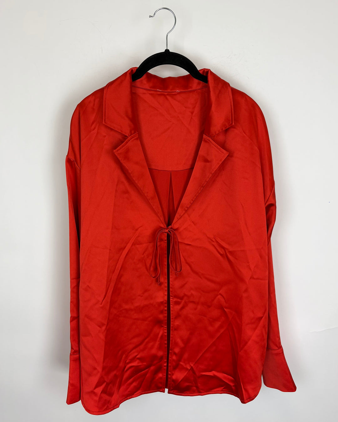 Bright Orange Tie Shirt - Size 6/8